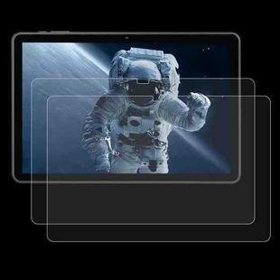For Huihuang E10 10.1 2pcs 9H 0.3mm Explosion-proof Tempered Glass Film