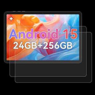 For Tabwee T20 10.1 inch 2pcs 9H 0.3mm Explosion-proof Tempered Glass Film