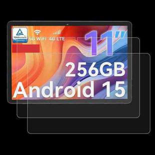 For Tabwee T90 Tablet 11 inch 2pcs 9H 0.3mm Explosion-proof Tempered Glass Film