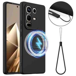 For Infinix Note 50 4G / 50 Pro 4G  Shockproof Silicone Magsafe Phone Case(Black)