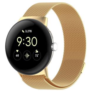 For Google Pixel Watch 3 41mm xDfind Milanese Metal Magnetic Watch Band(Gold)