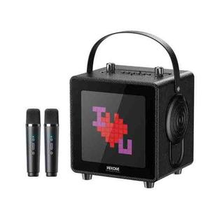 WK Beluga D22 Pixel Desktop Wireless Bluetooth Speaker(Black)
