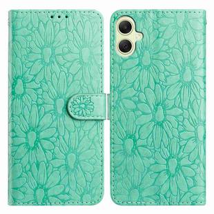 For Samsung Galaxy A06 4G / 5G Daisy Embossed Leather Phone Case(Green)