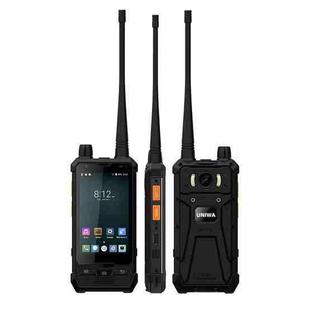 UNIWA P2 Plus UHF Walkie-Talkie Rugged Phone, 3GB+32GB, 4.0 inch Android 9.0 Mediatek MT6762 Octa Core, Network: 4G, NFC, Plug:UK Plug(Black)