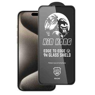 For iPhone 15 Pro WK WTP-096 Jungle Series Kinkong 6D Curved HD Tempered Glass Film
