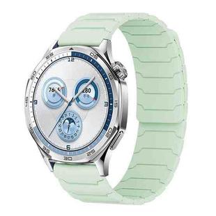 20mm xDfind Magnetic Silicone Watch Band for Huawei Watch GT5 / GT4(Mint Green)