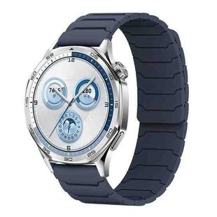 20mm xDfind Magnetic Silicone Watch Band for Huawei Watch GT5 / GT4(Midnight Blue)