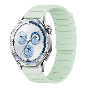 22mm xDfind Magnetic Silicone Watch Band for Huawei Watch GT5 / GT4(Mint Green)