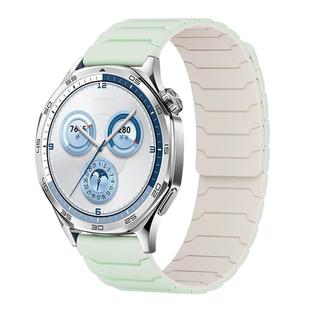 22mm xDfind Magnetic Silicone Watch Band for Huawei Watch GT5 / GT4(Mint Green Starlight)