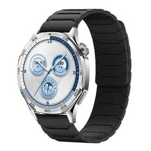 22mm xDfind Magnetic Silicone Watch Band for Huawei Watch GT5 / GT4(Black)