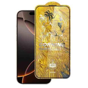 For iPhone 16 Pro WK WTP-102 Jungle Series Kinkong Corning 9D Curved HD Tempered Glass Film