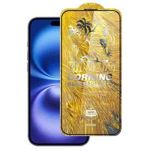 For iPhone 16 / 15 WK WTP-102 Jungle Series Kinkong Corning 9D Curved HD Tempered Glass Film