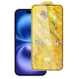 For iPhone 16 / 15 WK WTP-103 Jungle Series Kinkong Kyanite Ultra-hard 9D Curved HD Aluminum Glass Film