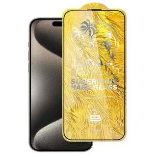 For iPhone 15 Pro Max WK WTP-103 Jungle Series Kinkong Kyanite Ultra-hard 9D Curved HD Aluminum Glass Film
