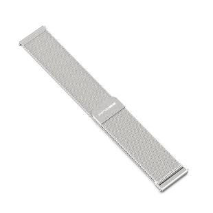 22mm MIJOBS Milan Magnetic Metal Watch Band(Silver)