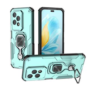 For Honor 200 Lite Global Metal Kickstand TPU Hybrid PC Phone Case(Green)