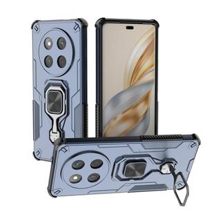 For Honor X60 Pro 5G Metal Kickstand TPU Hybrid PC Phone Case(Blue)