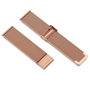 22mm MIJOBS Milan Buckle Metal Watch Band(Rose Gold)