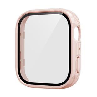 For Huawei Watch Fit 4 Tempered Film Integrated PC Watch Protective Case(Pink)