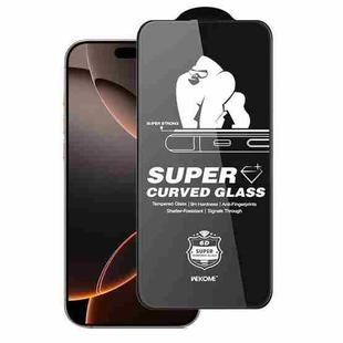 For iPhone 16 Pro WK WTP-107 Kings KinKong 0.33mm 6D Curved HD Tempered Glass Film, No Black Frame