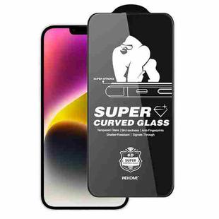For iPhone 14 / 13 / 13 Pro WK WTP-107 Kings KinKong 0.33mm 6D Curved HD Tempered Glass Film, No Black Frame