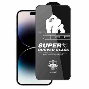 For iPhone 14 Pro Max WK WTP-107 Kings KinKong 0.33mm 6D Curved HD Tempered Glass Film, No Black Frame