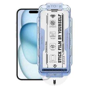 For iPhone 16 / 15 WK WTP-115 Easy Install 6D Curved Ultra-Fine Edge HD Tempered Glass Film