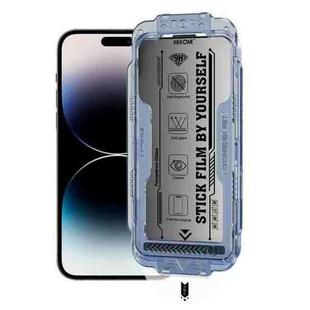 For iPhone 14 Pro Max WK WTP-116 Easy Install 6D Curved Ultra-Fine Edge Privacy Tempered Glass Film