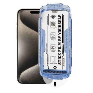 For iPhone 15 Pro WK WTP-117 Easy Install 6D Curved Ultra-Fine Edge AR Frosted Tempered Glass Film