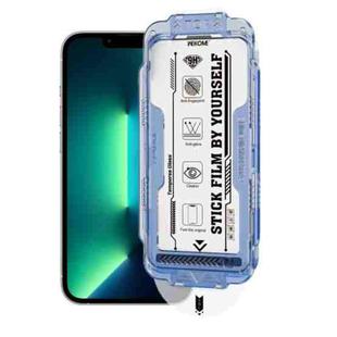 For iPhone 13 Pro Max / 14 Plus WK WTP-117 Easy Install 6D Curved Ultra-Fine Edge AR Frosted Tempered Glass Film