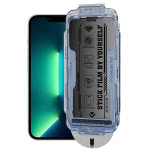 For iPhone 13 Pro Max / 14 Plus WK WTP-118 Easy Install 6D Curved Ultra-Fine Edge Frosted Privacy Tempered Glass Film