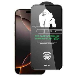 For iPhone 16 Pro WK WTP-126 Vacha Series KinKong Light-Filtering Ultra- Clear Tempered Glass Film