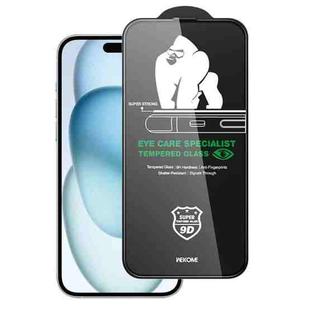 For iPhone 16 Plus / 15 Plus WK WTP-126 Vacha Series KinKong Light-Filtering Ultra- Clear Tempered Glass Film