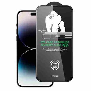 For iPhone 14 Pro Max WK WTP-126 Vacha Series KinKong Light-Filtering Ultra- Clear Tempered Glass Film