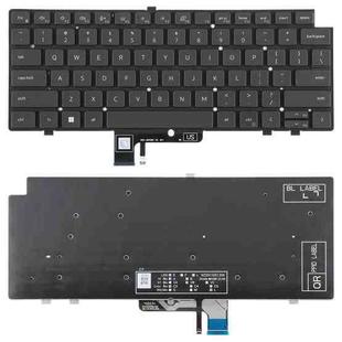 US Version Backlit Laptop Keyboard for Dell Latitude 7340 7440 7640(Black)