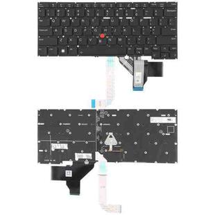 US Version Laptop Keyboard with Pointing for Lenovo Thinkpad X13 Gen 4 X13 Yoga Gen 4(Black)