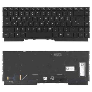 US Version Colorful Backlit Laptop Keyboard for DELL Alienware M15 R5 M15 R6 M15 R7(Black)