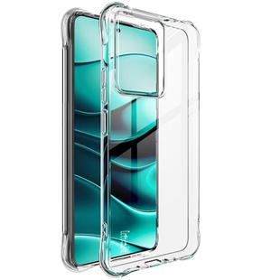 For Realme 14 5G Global imak Shockproof Airbag TPU Phone Case(Transparent)