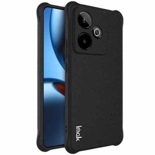 For Realme GT 7 / 7T Global imak Shockproof Airbag TPU Phone Case(Matte Black)