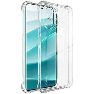 For OnePlus Ace 5 Racing imak Shockproof Airbag TPU Phone Case(Transparent)