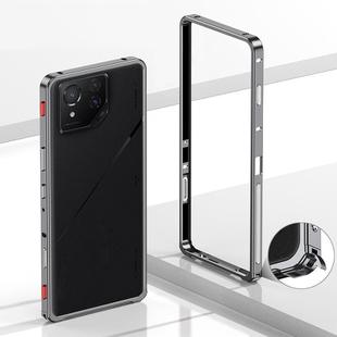 For Asus ROG Phone 8 / 8 Pro Metal Frame Heat Dissipation Phone Case(Gray)