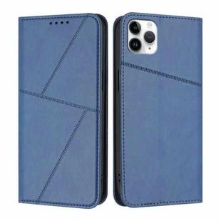 For iPhone 11 Pro Max Strong Magnetic Frosted Flip Leather Phone Case(Royal Blue)