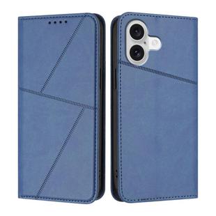 For iPhone 17 Strong Magnetic Frosted Flip Leather Phone Case(Royal Blue)