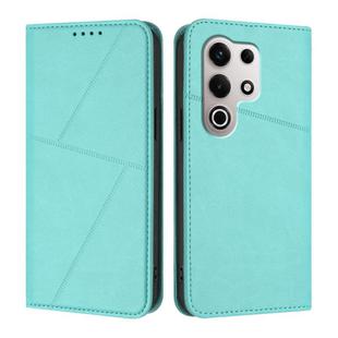 For Itel S25 Ultra Strong Magnetic Frosted Flip Leather Phone Case(Light Blue)