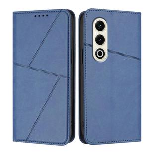For Itel S25 Strong Magnetic Frosted Flip Leather Phone Case(Royal Blue)