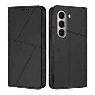 For itel A95 Strong Magnetic Frosted Flip Leather Phone Case(Black)