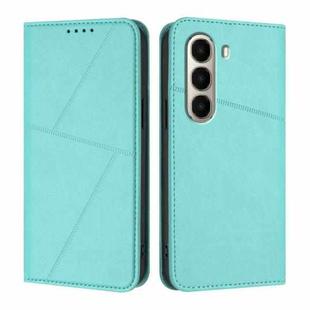 For itel A95 Strong Magnetic Frosted Flip Leather Phone Case(Light Blue)