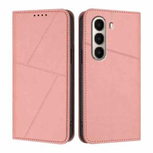 For itel A95 Strong Magnetic Frosted Flip Leather Phone Case(Pink)
