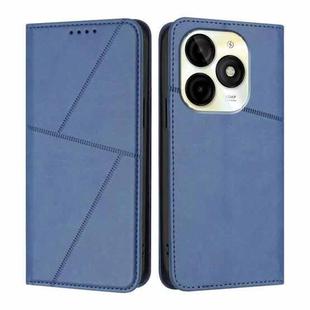 For Itel P65C Strong Magnetic Frosted Flip Leather Phone Case(Royal Blue)