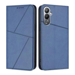 For Tecno Pova 4 Strong Magnetic Frosted Flip Leather Phone Case(Royal Blue)